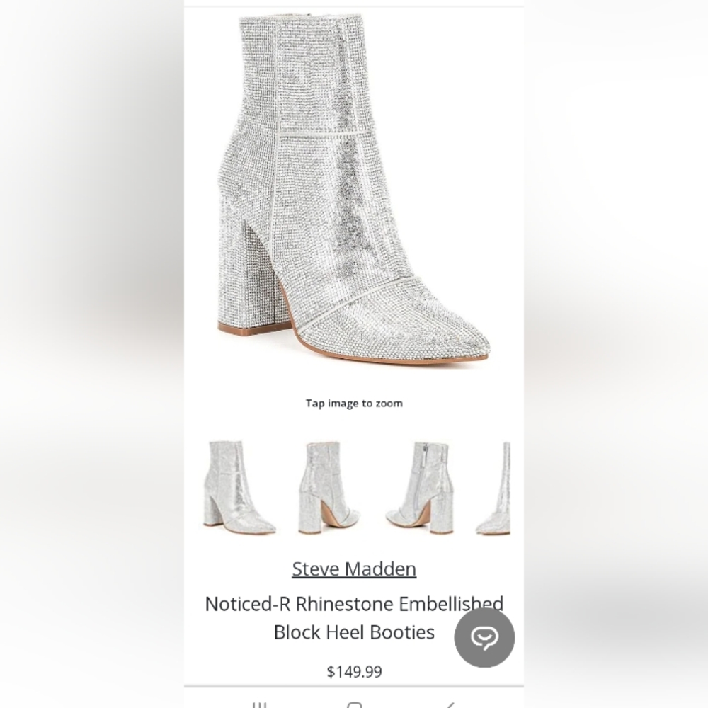 Steve Madden Rhinestone Boots - Picture 5 of 5